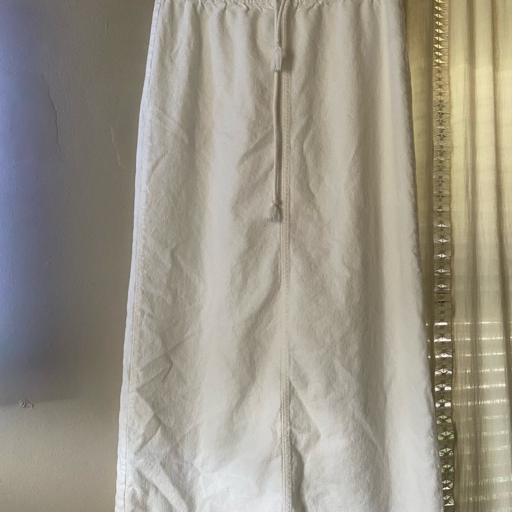 John Galt White Maxi Skirt